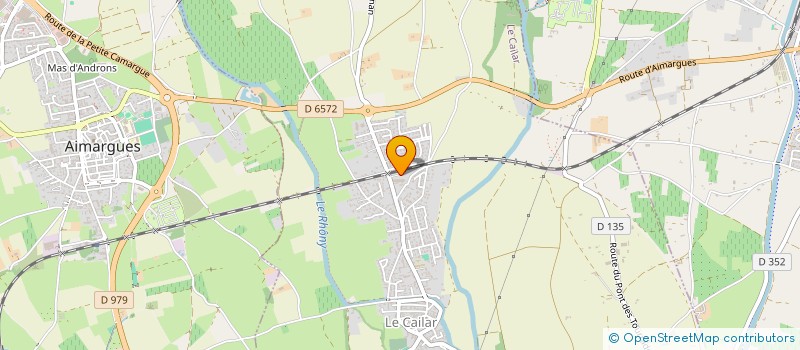 localisation de l'entreprise LA GARE  LE CAILAR