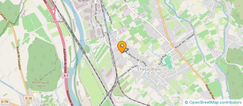 localisation de l'entreprise LA GARE  CHEVAL-BLANC