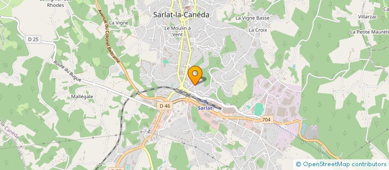localisation de l'entreprise LA GARE à SARLAT-LA-CANEDA
