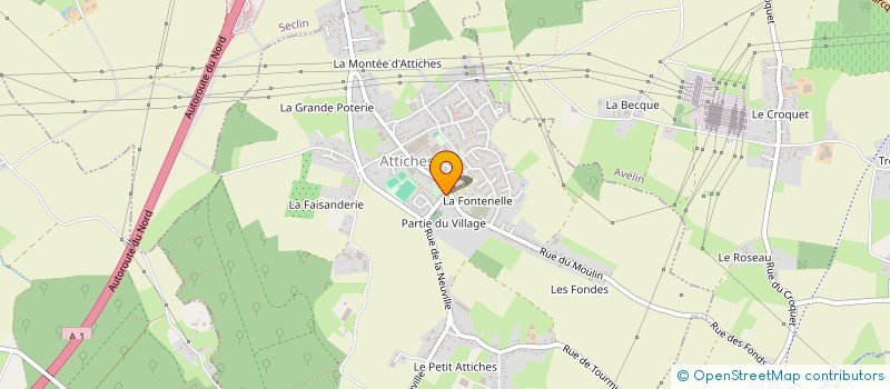 localisation de l'entreprise LA GARE AUX MAUX  TOURMIGNIES