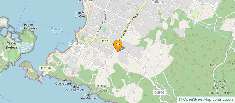 localisation de l'entreprise LA GARE DES DOUCEURS à SIX-FOURS-LES-PLAGES