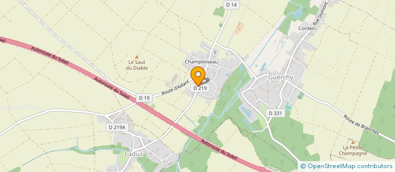 localisation de l'entreprise LA GARE DU TACOT - L.G.D.T. à VALRAVILLON