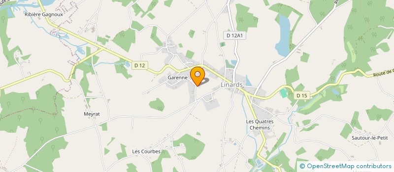 localisation de l'entreprise LA GARENNE à LINARDS