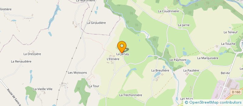 localisation de l'entreprise LA GARENNE  CHANVERRIE