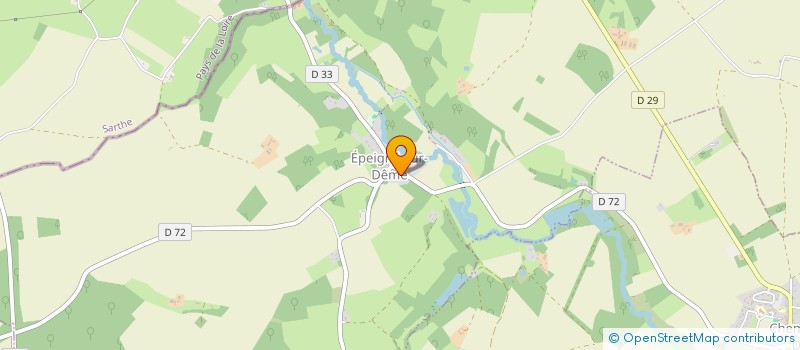 localisation de l'entreprise LA GARENNE  EPEIGNE-SUR-DEME