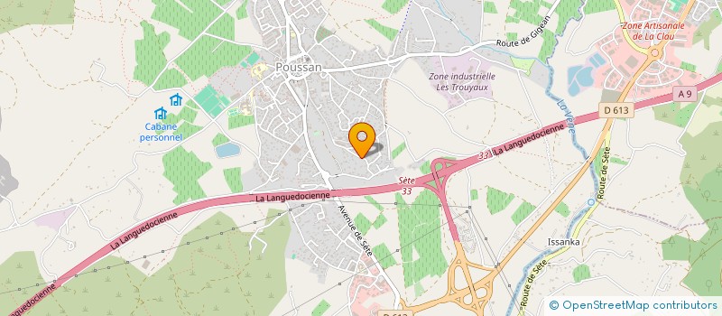 localisation de l'entreprise LA GARENNE  POUSSAN