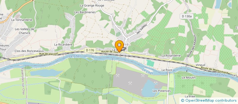 localisation de l'entreprise LA GARENNE  SAINT-GEORGES-SUR-CHER