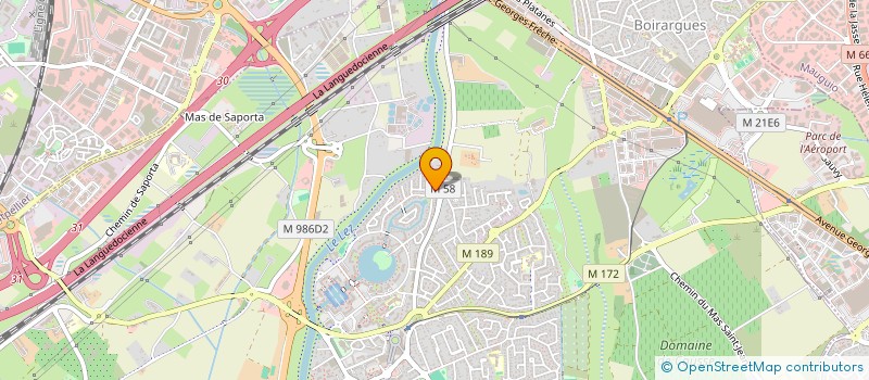 localisation de l'entreprise LA GARENNE à LATTES