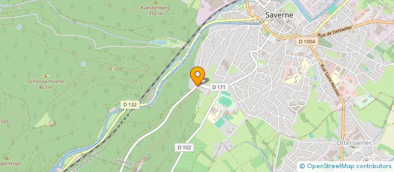 localisation de l'entreprise LA GARENNE  SAVERNE