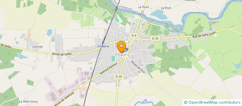 localisation de l'entreprise LA GARENNE à CHABRIS