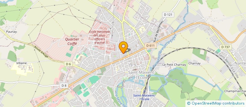 localisation de l'entreprise LA GARENNE  SAINT-MAIXENT-L'ECOLE