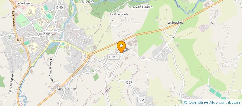 localisation de l'entreprise LA GARENNE CHAMPETRE  SAINT-BRANDAN