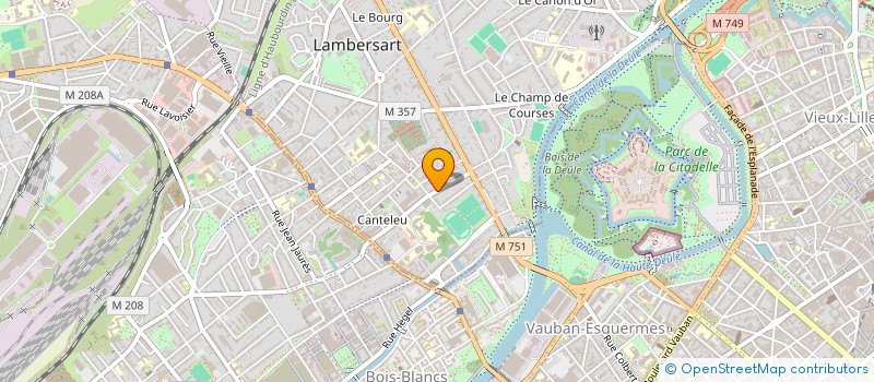 localisation de l'entreprise LA GARENNE DE CANTIN à LAMBERSART