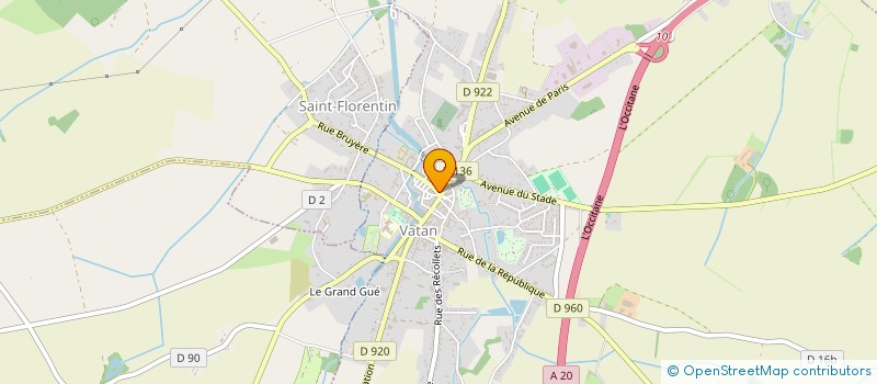 localisation de l'entreprise LA GARENNE MANOUCHE à VATAN