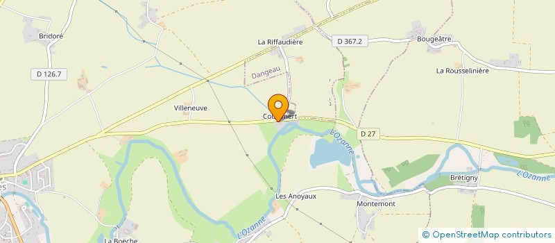 localisation de l'entreprise LA GARENNE NEUVE à YEVRES