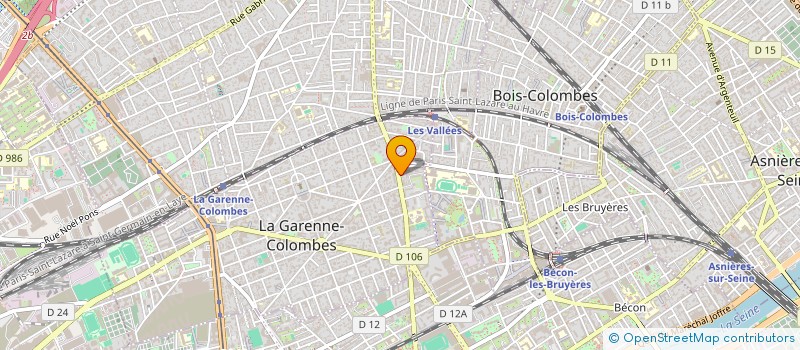 localisation de l'entreprise LA GARENNE POKER à LA GARENNE-COLOMBES