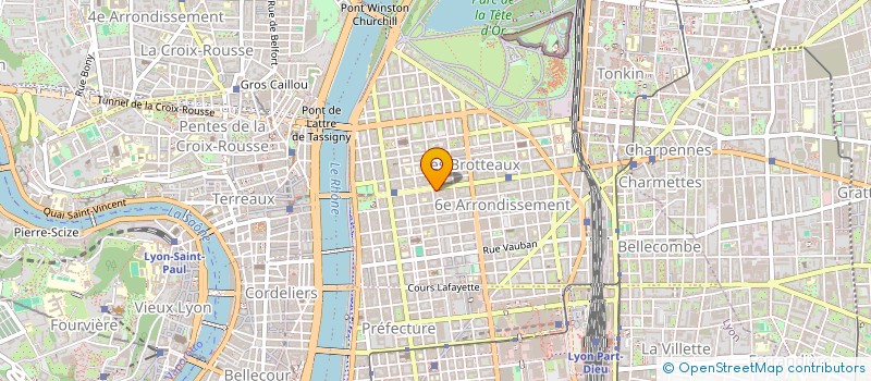 localisation de l'entreprise LA GARETTE à LYON