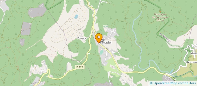 localisation de l'entreprise LA GARGOTE  LAVAL-PRADEL