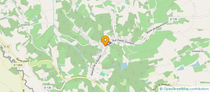 localisation de l'entreprise LA GARGOTE DE VIELLA  VIELLA