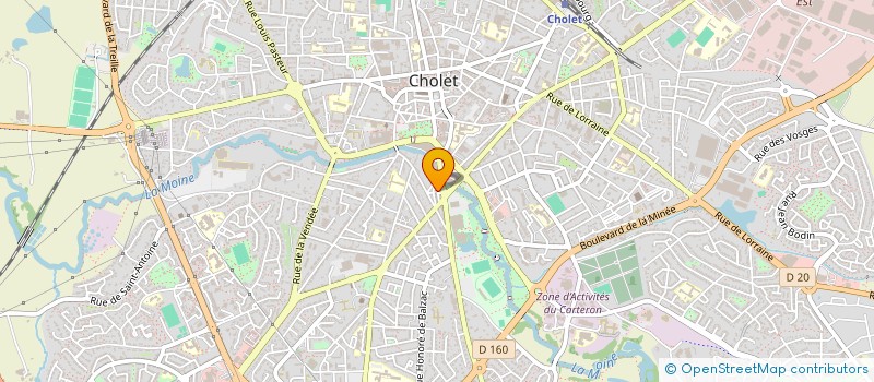 localisation de l'entreprise LA GARGOUILLADE à CHOLET