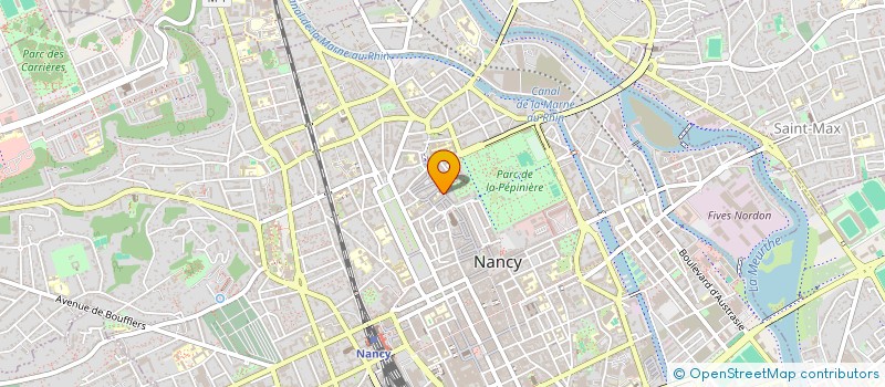 localisation de l'entreprise LA GARGOUILLE à NANCY