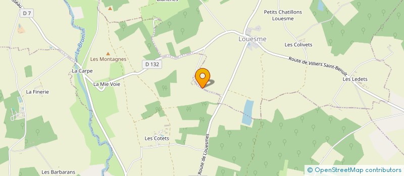 localisation de l'entreprise LA GARGOUILLE à TANNERRE EN PUISAYE