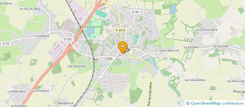 localisation de l'entreprise LA GARNA'CHANTE  LA GARNACHE