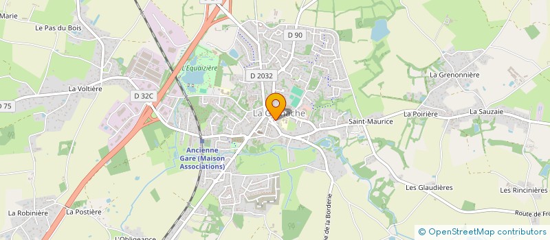 localisation de l'entreprise LA GARNACHE ANIMATION ET DEVELOPPEMENT  LA GARNACHE