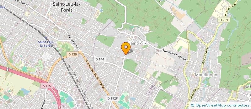 localisation de l'entreprise LA GARNIERE à SAINT-PRIX