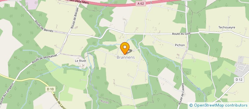 localisation de l'entreprise LA GARONNAISE  BROUQUEYRAN