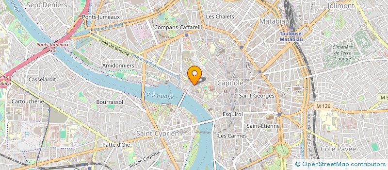 localisation de l'entreprise LA GARONNERIE  TOULOUSE