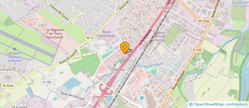 localisation de l'entreprise LA GARONNETTE à TOULOUSE