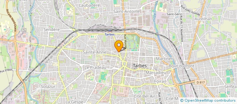 localisation de l'entreprise LA GAROUNERE PS  TARBES