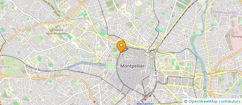 localisation de l'entreprise LA GARRIGA LANGADOUCIANA à MONTPELLIER