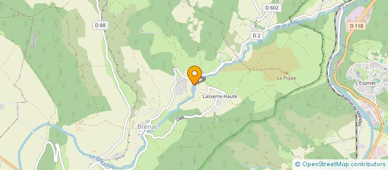 localisation de l'entreprise LA GARRIGUE à GRANES