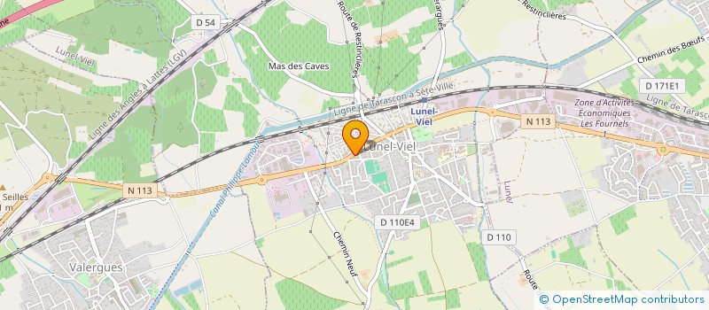 localisation de l'entreprise LA GARRIGUE à LUNEL-VIEL