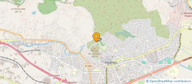 localisation de l'entreprise LA GARRIGUE à HYERES