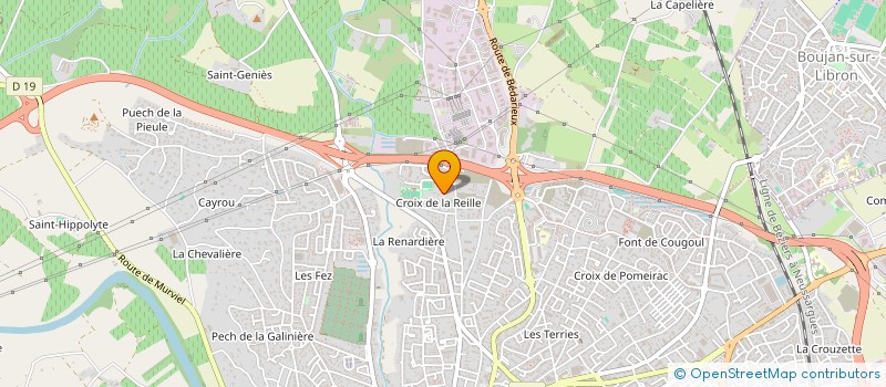 localisation de l'entreprise LA GARRIGUE à BEZIERS