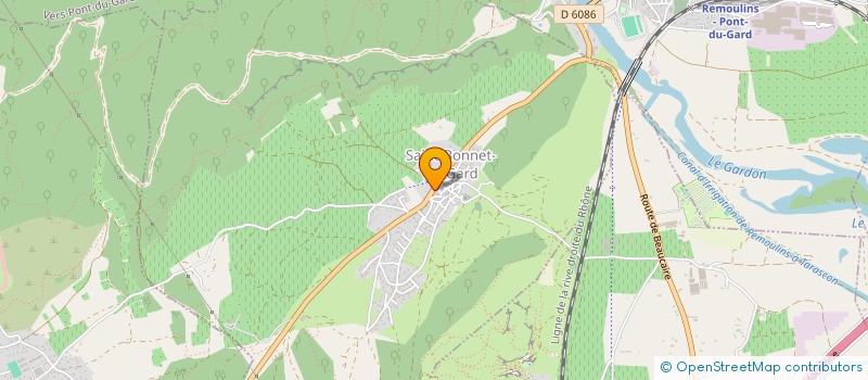 localisation de l'entreprise LA GARRIGUE BASSE  LEDENON