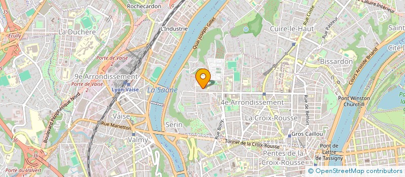 localisation de l'entreprise LA GARRIGUE ET LES LIEVRES  LYON