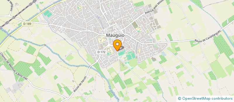 localisation de l'entreprise LA GARRONNIERE  MAUGUIO