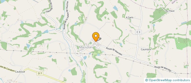 localisation de l'entreprise LA GASCOGNE CHAMPETRE  SAINT-MEZARD