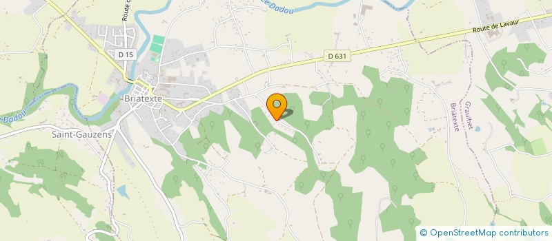 localisation de l'entreprise LA GASCONNE  BRIATEXTE