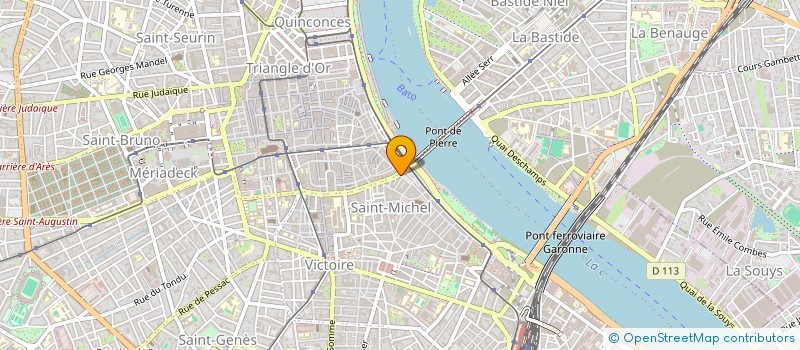 localisation de l'entreprise LA GASCONNIERE  BORDEAUX