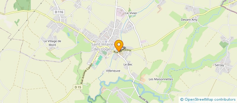 localisation de l'entreprise LA GASSE  SAINT-HILAIRE-DES-LOGES