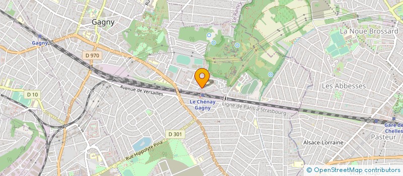 localisation de l'entreprise LA GATERIE DU CHENAY à GAGNY