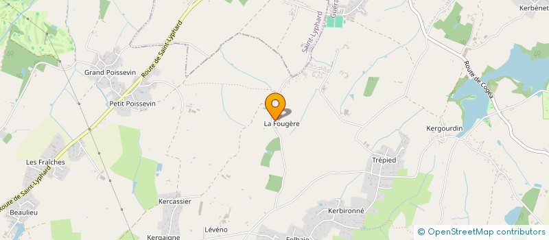localisation de l'entreprise LA GATINE à GUERANDE