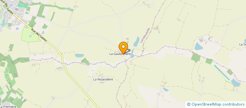 localisation de l'entreprise LA GAUBRETIERE à LANDEVIEILLE