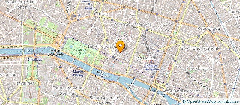 localisation de l'entreprise LA GAUCHE MODERNE à PARIS