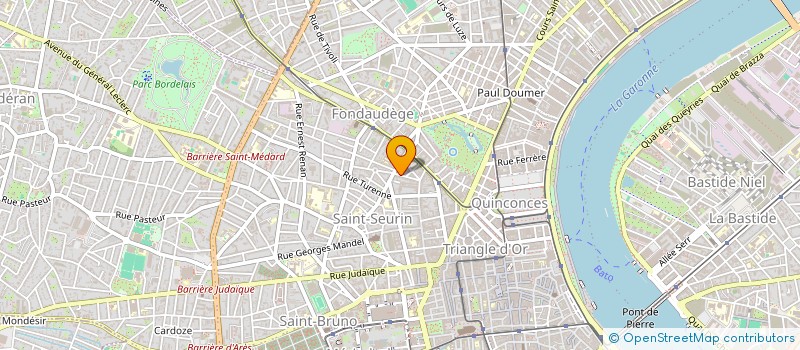 localisation de l'entreprise LA GAUCHERIE  BORDEAUX